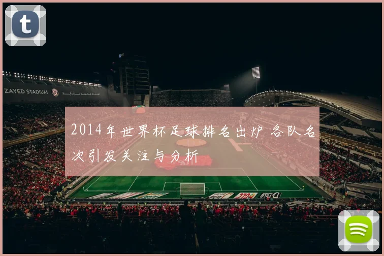 2014年世界杯足球排名出炉 各队名次引发关注与分析